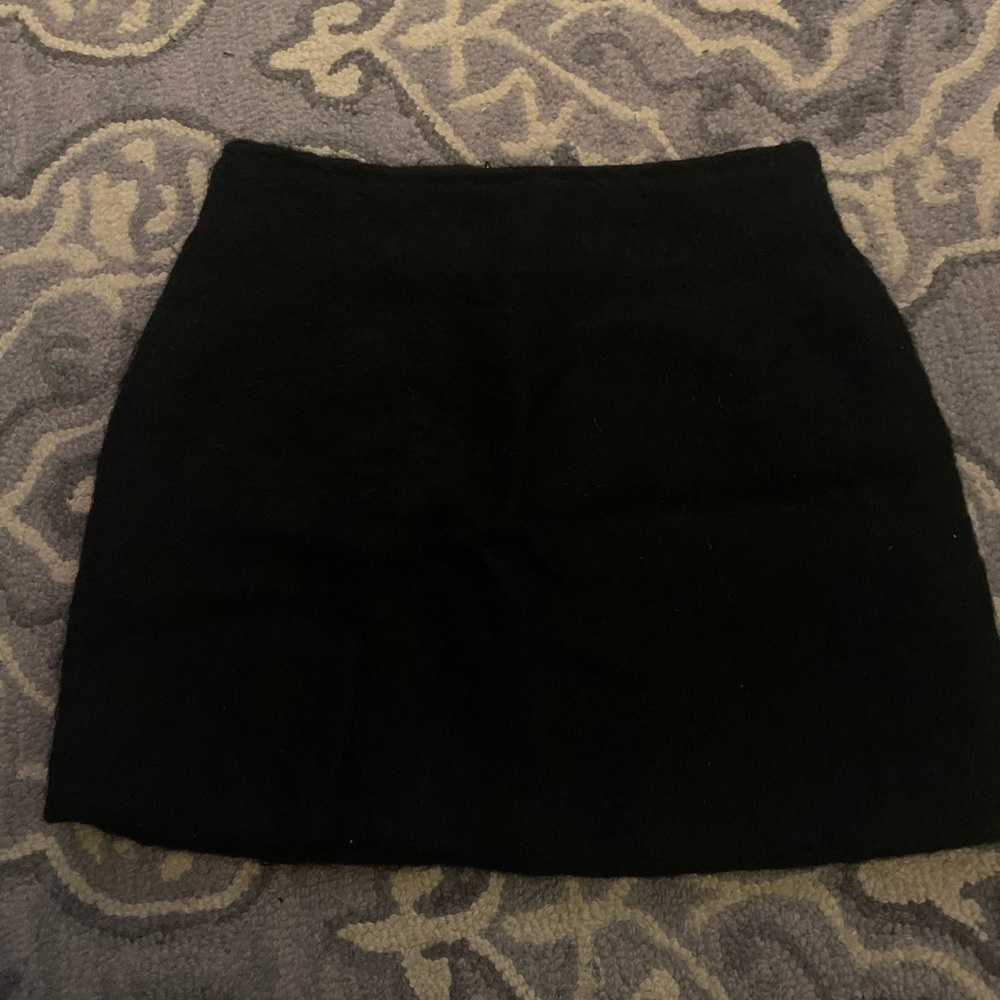 fuzzy miniskirt